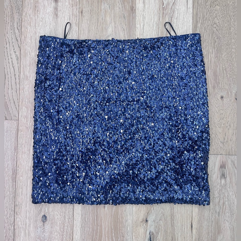 Sequin mini skirt